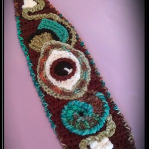 Third Eye Crocheted Freeform Headbands Earwarmers